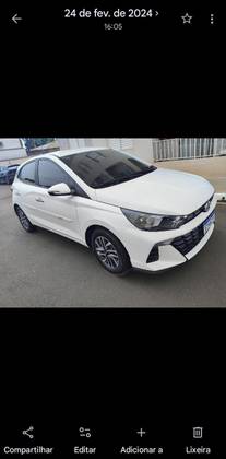 HYUNDAI HB20 1.0 12V FLEX LIMITED PLUS MANUAL HYUNDAI HB20 1.0 12V FLEX LIMITED PLUS MANUAL